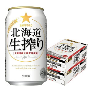 【最強配送】 【送料無料】サッポロ 北海道生搾り 350ml×2ケース/48本【北海道・沖縄県・東北・四国・九州地方は必ず送料が掛かります。】