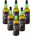 【並行輸入品】【送料無料】ブレンデッドスコッチウイスキー バット69 VAT69 40度 1000ml 1L×6本【北海道・東北・四国・九州・沖縄県は別途送料が...