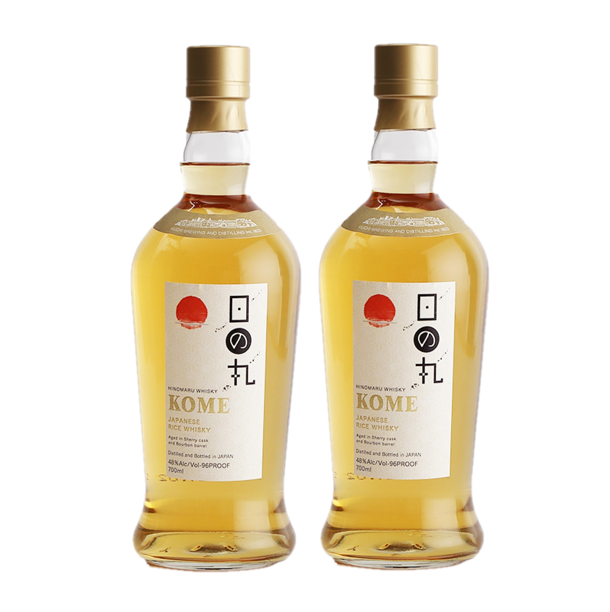 【送料無料】木内酒造 日の丸ウイスキー KOME 48度 700ml×2本【北海道・沖縄県・東北・四国・九州地方は必ず送料がかかります】