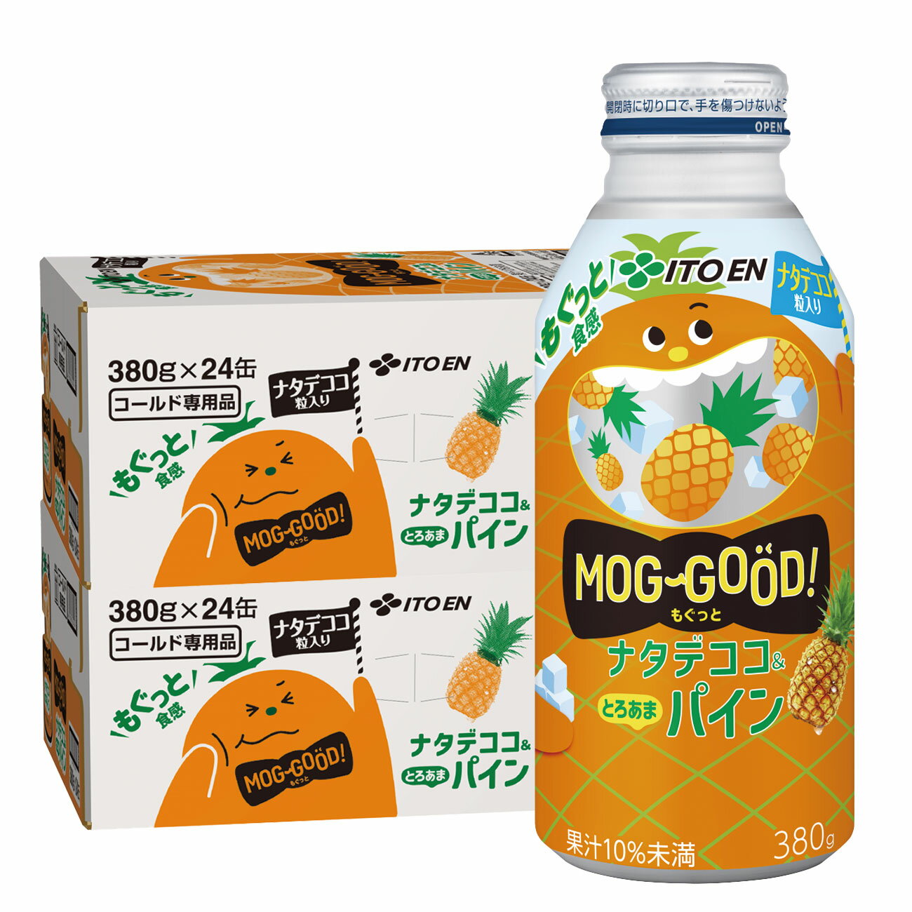 【送料無料】伊藤園 ナタデココ＆とろあまパイン380g×2ケース/48本のサムネイル
