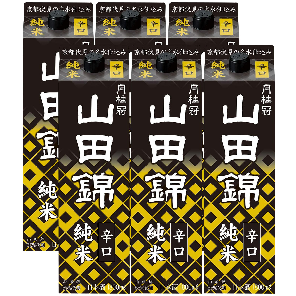 【抽選で1等2万ポイント当たる！】【最強配送】【送料無料】月桂冠 山田錦 純米 パック 1800ml 1.8L×6本/1ケース【北海道・沖縄県・東北・四国・九州地方は必ず送料が掛かります】