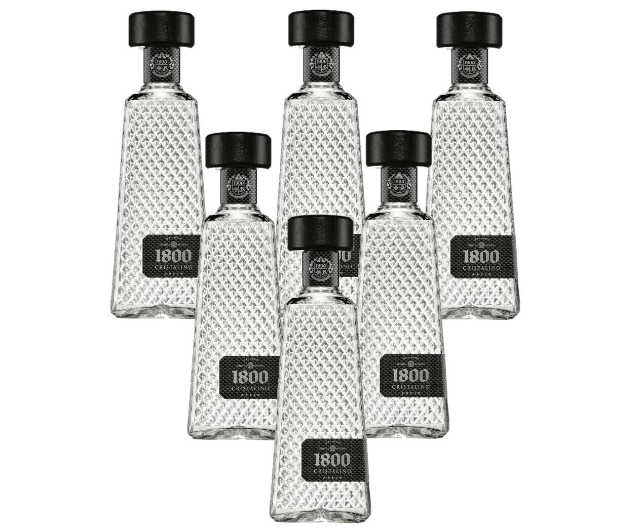 【送料無料】クエルボ 1800 クリスタリーノ 35度 750ml×6本【北海道・東北・四国・九州・沖縄県は必ず送料がかかります】Jose Cuervo テキーラ プレミアムテキーラ