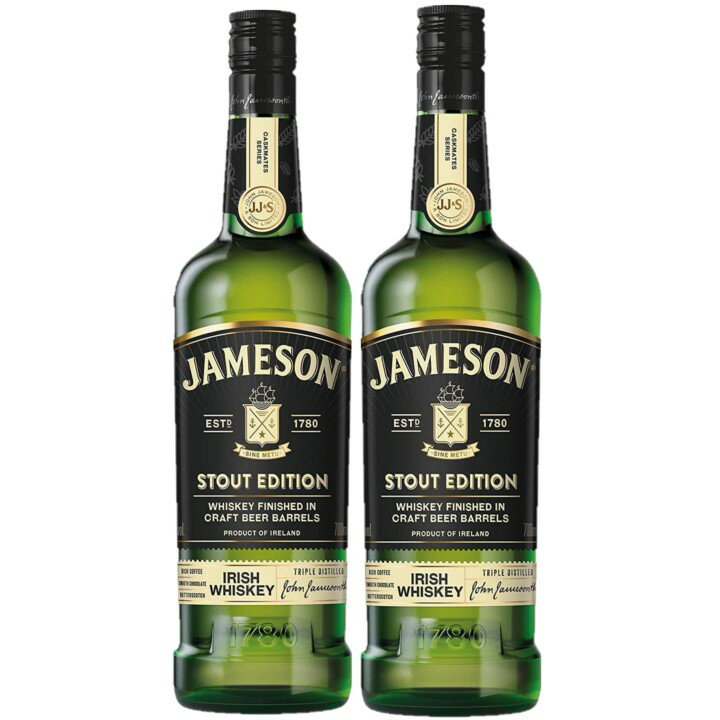 5/30限定P3倍 【送料無料】JAMESON ジェムソン スタウト エディション 700ml×2本