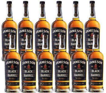 ジェムソン　ウイスキー 5/18限定P3倍 【送料無料】JAMESON ジェムソン ブラック・バレル 700ml×12本