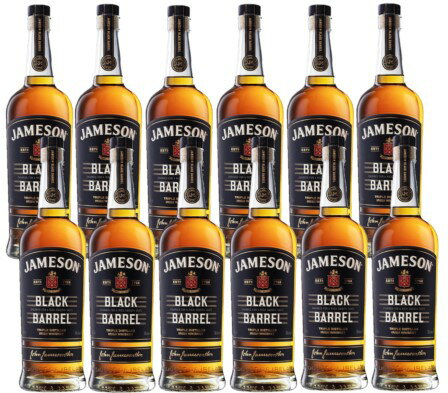 5/23日9:59分まで100円OFFクーポン配布中 【送料無料】JAMESON ジェムソン ブラック・バレル 700ml×12本