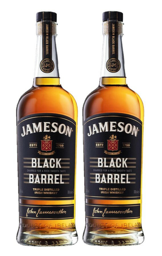 【送料無料】JAMESON ジェムソン ブラック・バレル 700ml×2本