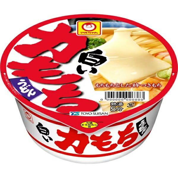 【送料無料】東洋水産 マルちゃん 白い力もちうどん 109g×3ケース/36個