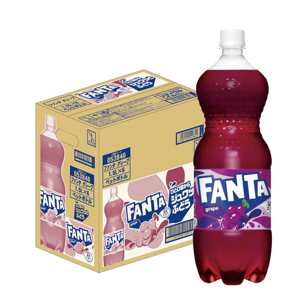 【送料無料】コカコーラ ファンタ グレープ 1500ml 1.5L×6本/1ケース