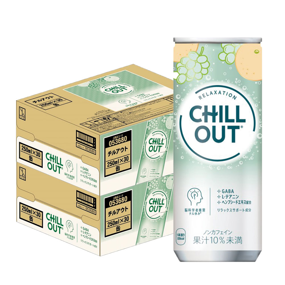   CHILLOUT(チルアウト) リラクゼーションドリンク レギュラー 250ml×2ケース/60本 