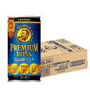 4/20限定全品P3倍 【あす楽】 送料無料 サントリー BOSS プレミアムボス 185ml×30本(1ケース)【ご注文は3ケースまで同梱可能です】