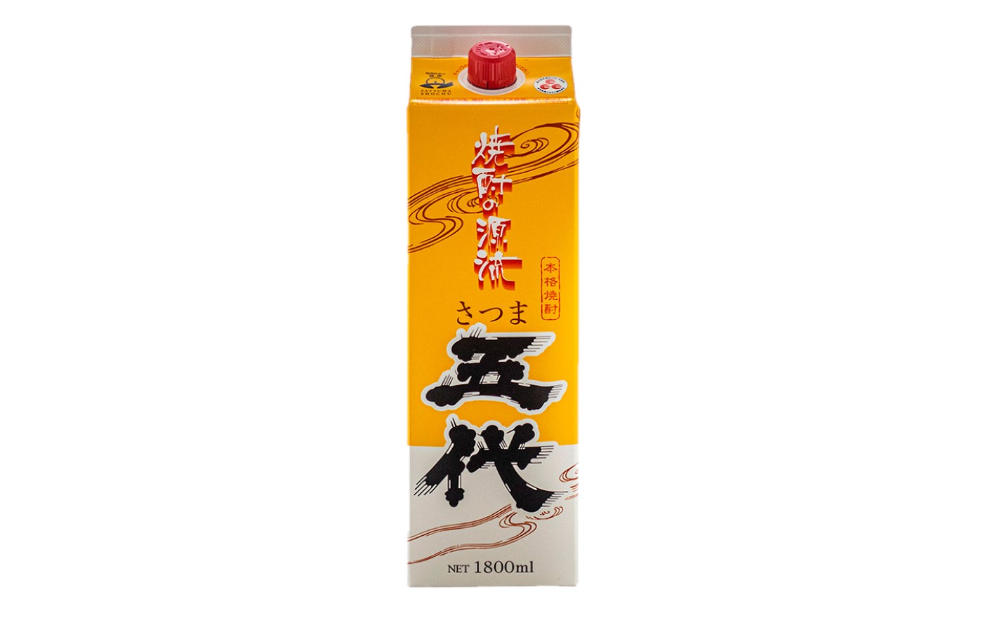 山元酒造 本格焼酎 芋 五代 パック 25度 1.8L 1800ml 1本【ご注文は12本まで同梱可能】