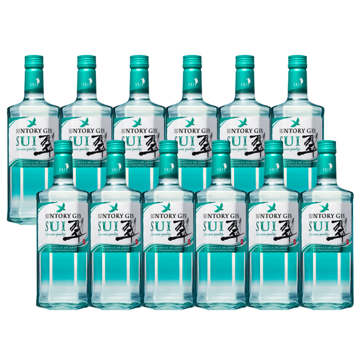 【最強配送】【送料無料】サントリー ジャパニーズジン 翠 SUI 40度 700ml×12本 gin_SUIG【北海道・東北・四国・九州・沖縄県は必ず送料がかかります】