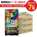 5/1限定P3倍＆300円OFFクーポン取得可  サントリー BOSS ボス レインボーマウンテン 185ml×3ケース/90本