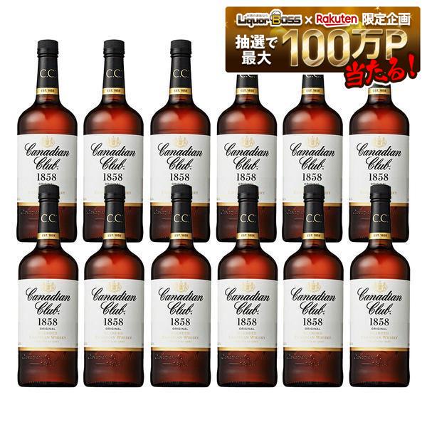 【内容量】1000ml 【アルコール度数】40度 【商品特徴】 世界各国のウイスキーファンがカナダのウイスキーといえば「C.C.」を思い浮かべる。 カナダを代表するウイスキー「C.C.」。 ライ麦主体のフレーバーウイスキーによる軽やかで華やかな香りを持ち、ライト＆スムースな風味が特色です。 大自然の恵みと清冽な水から生まれたすっきりとした味わいとほのかな甘い香りを、是非ハイボールでお愉しみください。