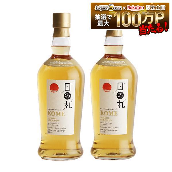 【内容量】700ml【アルコール分】48度【原材料】国内製造(グレーンウイスキー、モルトウイスキー) 【商品特徴】酒米を30％の配合で醸造したもろみを、ポットスチルで蒸留したライスグレーンウイスキーに、味わい深いモルト原酒をブレンドしました。 熟成はバーボン樽、シェリー樽を用い3年以上。 米由来のフルーティーな香りとモルトウイスキーが奏でる複雑な味わいをお楽しみください。