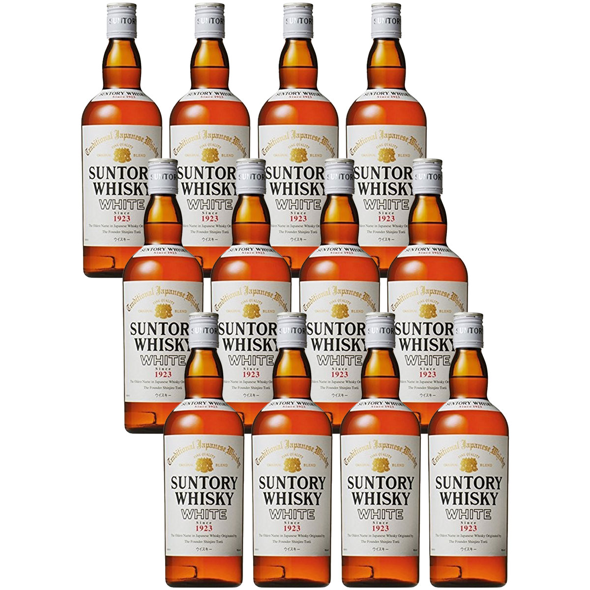 【抽選で1等2万ポイント当たる！】【送料無料】サントリー ウイスキー ホワイト 640ml 12本【北海道・沖縄県・東北・四国・九州地方は必ず送料が掛かります】
