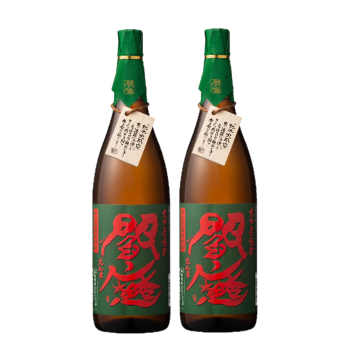 【抽選で1等2万ポイント当たる！】【送料無料】老松酒造 本格麦焼酎 閻魔 えんま 常圧閻魔 25度 1800ml 1.8L×2本【北海道・沖縄県・東北・四国・九州地方は必ず送料がかかります】常圧蒸留 麦焼酎 焼酎 大分