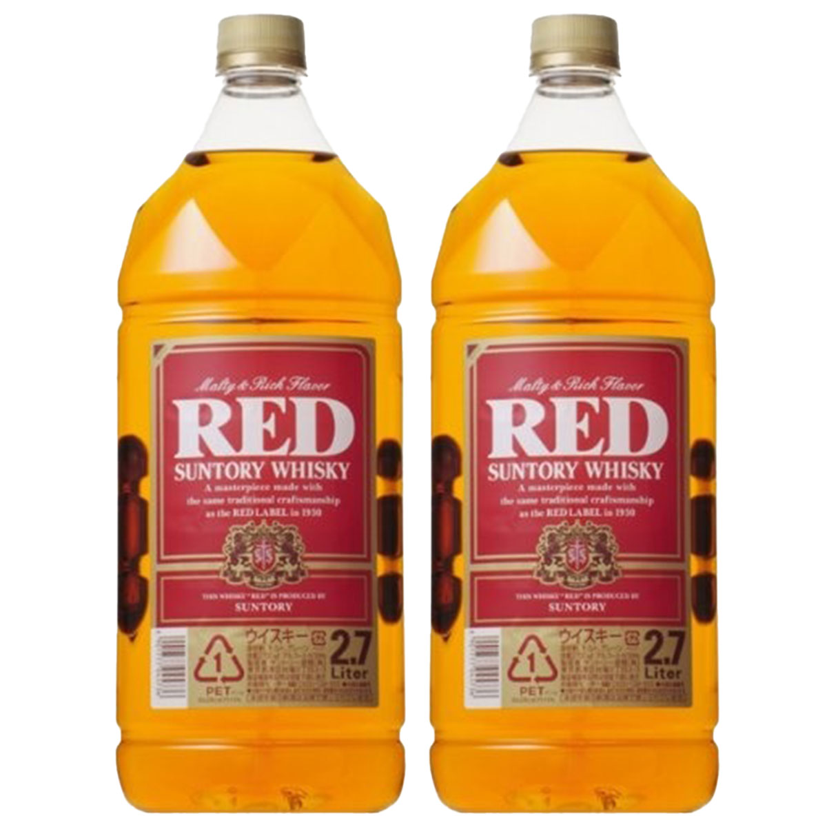 11/20〜11/22限定P2倍 【抽選で1等2万ポイント当たる！】【送料無料】サントリー ウイスキー レッド ペット 2700ml 2.7L 2本【北海道・沖縄県・東北・四国・九州地方は必ず送料が掛かります】