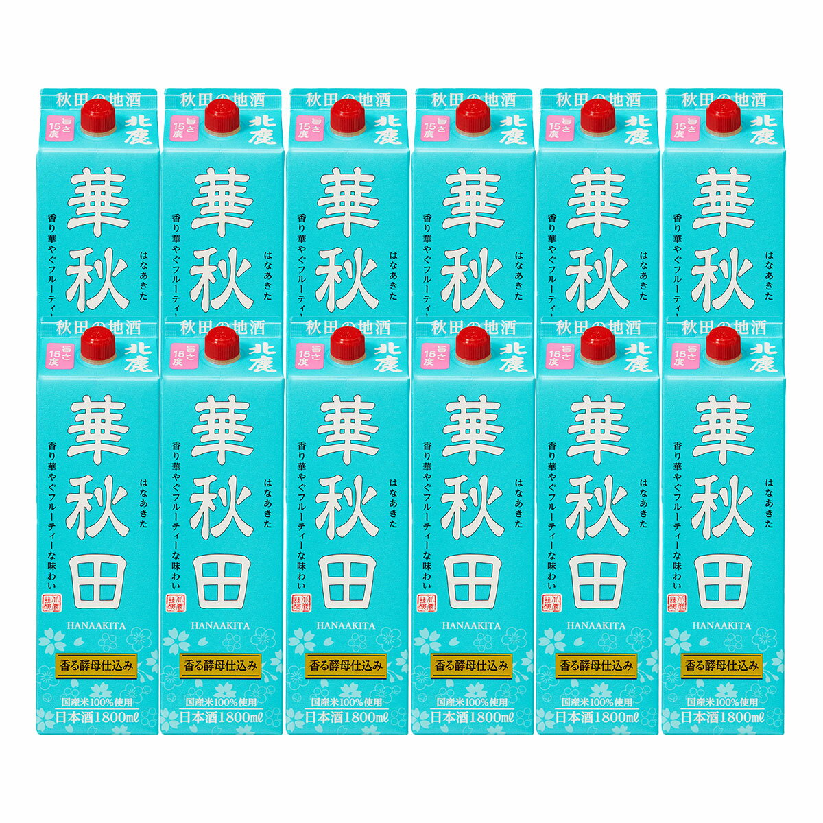 【抽選で1等2万ポイント当たる！】【送料無料】日本酒 小山本家 華秋田 パック 1800ml 1.8L×12本【本州(一部地域を除く)は送料無料】