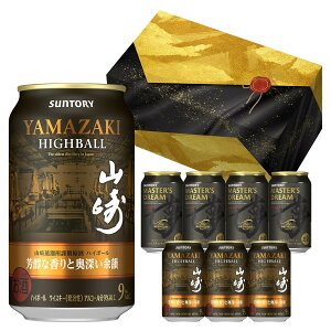 10/30限定全品P3倍 【抽選で1等2万ポイント当たる!】【予約】2025/12/23発売商品【送料無料】 サントリー ハイボール 山崎ハイボール マスターズドリーム 計8本 セット 4901777430044 プレモル 飲み比べ バラエティ お祝い お礼 年末 お酒 プレゼント 名入れ 熨斗 歳暮