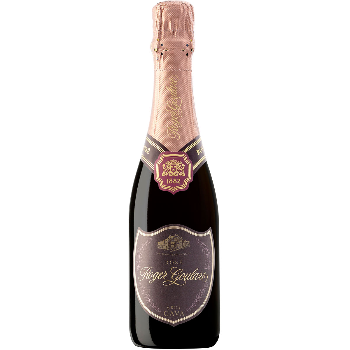 【抽選で1等2万ポイント当たる！】三国ワイン ロジャーグラート カバ ロゼ・ブリュット 375ml 1本[スペイン/ロゼ/泡/辛口]【ご注文は12本まで一個口配送可能】