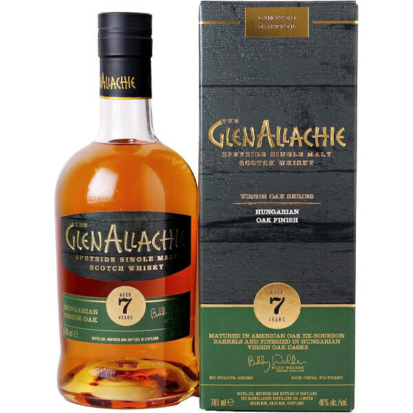 グレンアラヒー 7年 ハンガリアンヴァージンオークフィニッシュ48度 700ml [並行輸入品]【GLENALLACHIE スコットランド シングルモルト スコッチ ウイスキー スペイサイド モルト】