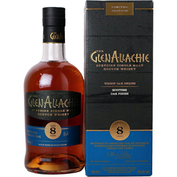 GLENALLACHIE グレンアラヒー 8年 スコティッシュヴァージンオークフィニッシュ 48度 700ml [並行輸入品]【GLENALLACHIE スコットラン