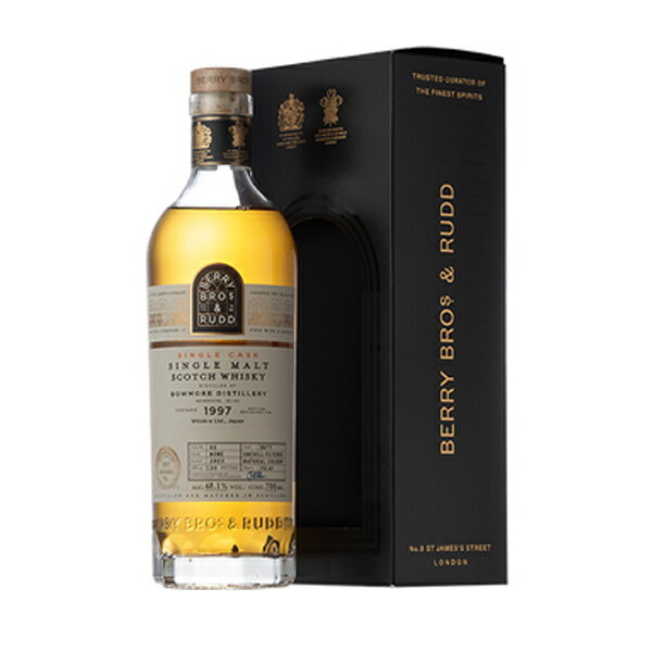 BOWMORE ボウモア 26年 1997 シェリーバット BB&R（ベリーブラザーズ＆ラッド）48.1度 700ml【BOWMORE スコットランド シン