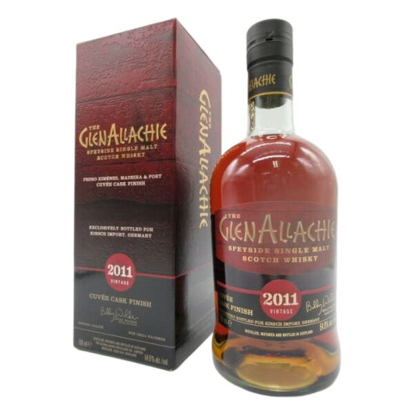 GLENALLACHIE グレンアラヒー 2011 ペドロヒメネス マディラ＆ポート キュヴェカスク フィニッシュ 54.9度 700ml [並行輸入品]【GLENA