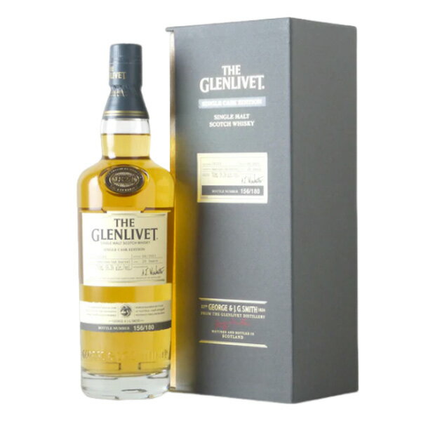 GLENLIVET ザ グレンリベット シングルカスク エディション 20年 59.3度 700ml [並行輸入品]【THE GLENLIVET スコットランド