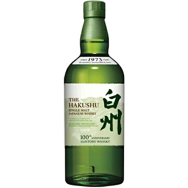 【箱なし】サントリー 白州 100周年記念ラベル 43度 700ml 【サントリー ウイスキー シングルモルト 国産 はくしゅう】