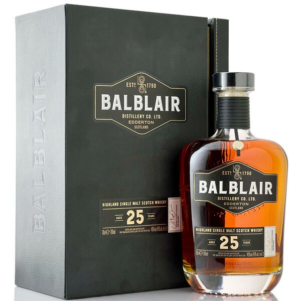 バルブレア 25年 46度 700ml [並行輸入品]【BALBLAIR スコットランド シングルモルト スコッチ ウイスキー ハイランド モルト】