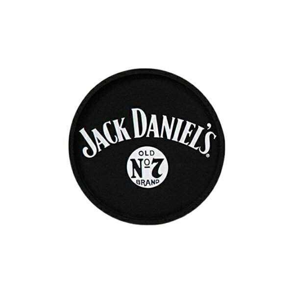 ジャックダニエル コースター ブラック【6枚】【代引不可】【着日指定不可】【JACK DANIEL’S コースター グッズ 輸入雑貨 メール便】