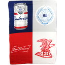 バドワイザー ビールブランド ブランケット budweiser FLEECE THROW 114×152cm【雑貨 バドワイザー メキシコ 海外 グッズ】