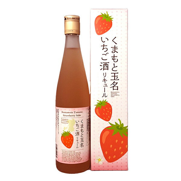 熊本玉名いちご酒 14度以上15度未満 500ml【リキュール 果実 常楽酒造 熊本県 たまな いちご】