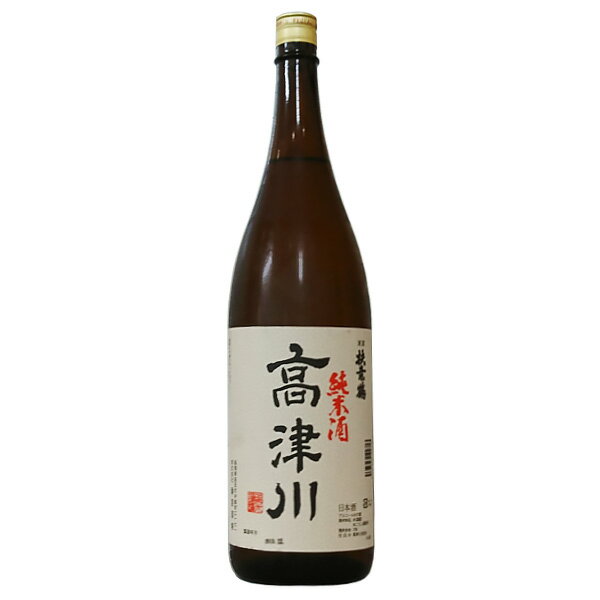 扶桑鶴 純米酒 高津川 1800ml【日本酒 桑原酒場 島根県 お酒 地酒 山陰 石見 一升瓶】