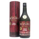 日本初となる樽熟成米焼酎「メローコヅル」の発売から60年以上の長きに渡り培ってきた樽熟成技術と、2017年より始動したウイスキー蒸溜所の嘉之助蒸溜所での洋酒造りで得た知見の融合により生まれた、メローでリッチな香味の樽熟成米焼酎です。 樽熟成したメローコヅルを、嘉之助蒸溜所のウイスキー熟成に使用したバーボン樽でさらに後熟させました。 商品詳細 名称 メローコヅル 嘉之助 カスク フィニッシュ 2023 容量 700ml アルコール度数 41度 酒類 米焼酎 原材料 米(国産)・米麹(国産米) 麹 白麹 製造元 小正酒造株式会社