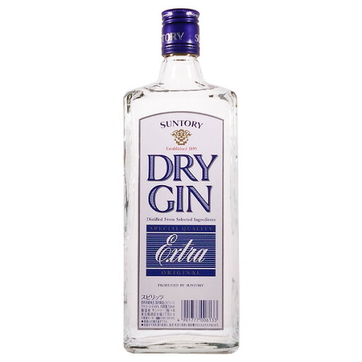 サントリー ドライジン エクストラ 40度 720ml【ジン スピリッツ SUNTORY】 サントリー ドライジン エクストラ 40度 720ml【ジン スピリッツ SUNTORY】