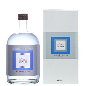 AKAYANE CRAFT GIN ジュニパーベリー 47度 720ml【佐多宗ニ商店 鹿児島県 スピリッツ ジン 国産 赤屋根 クラフト】