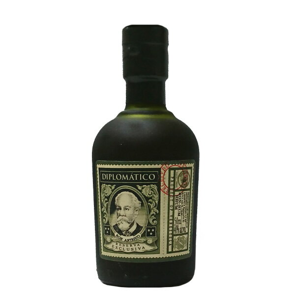 ディプロマティコ レゼルバ エクスクルーシバ ミニチュア 40度 50ml［並行輸入品］【代引不可】【着日指定不可】【スピリッツ ラム ポケットサイズ ミニサイズ メール便】