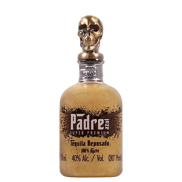 パドレ アズール スーパープレミアム テキーラ レポサド ミニチュア 40度 50ml［並行輸入品］【スピリッツ テキーラ メキシコ ミニボトル ポケット】