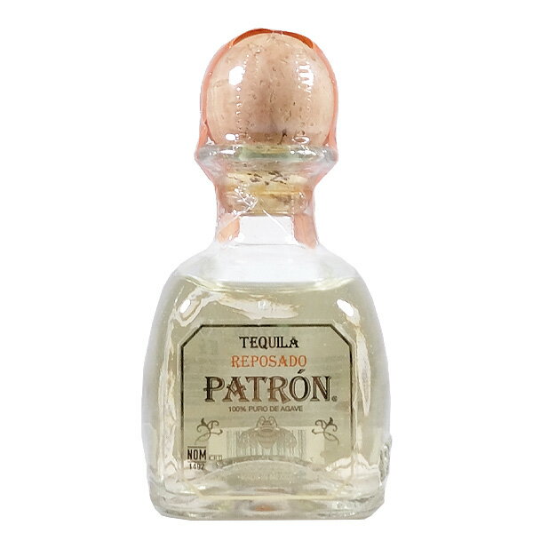 パトロン レポサド ミニチュア 40度 50ml［並行輸入品］【PATRO’N スピリッツ テキーラ メキシコ ミニ ポケットサイズ】