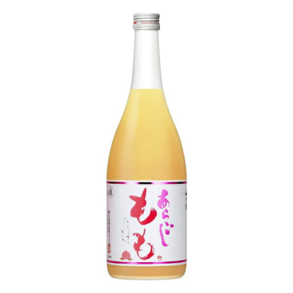 梅乃宿 あらごしもも 8度 720ml【梅乃宿酒造 奈良県 