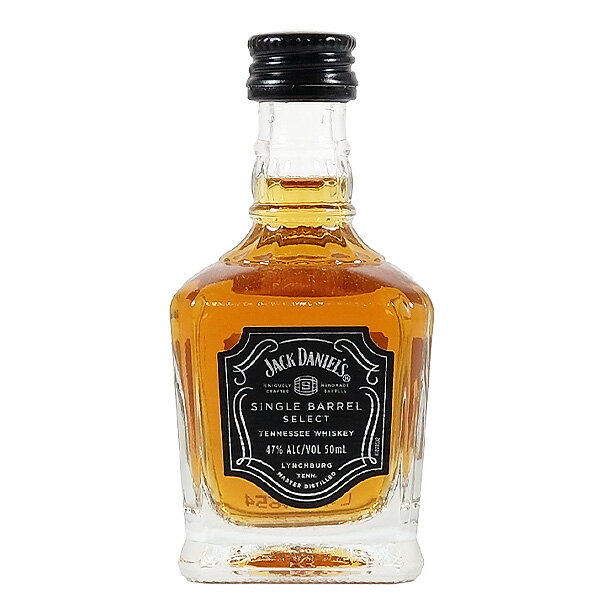 ジャックダニエル シングルバレル セレクト ミニチュア 47度 50ml［並行輸入品］【アメリカ テネシー ..