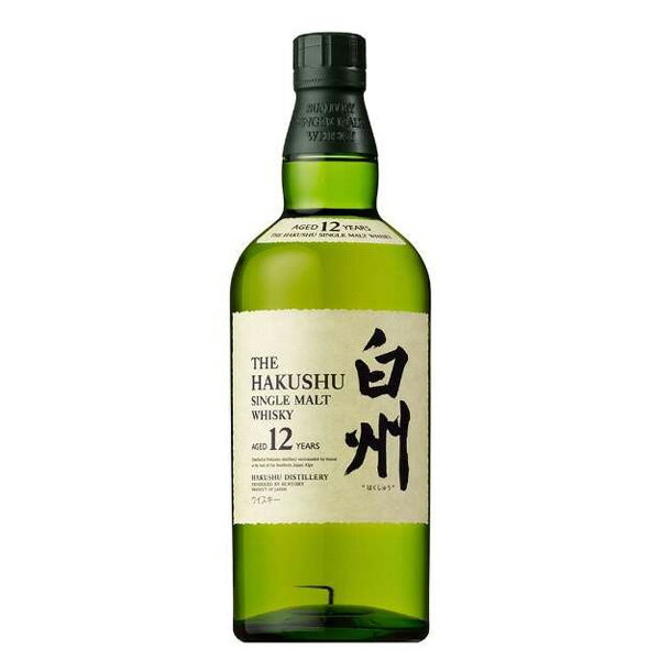 【箱なし】サントリー 白州 12年 43度 700ml【サントリー ウイスキー シングルモルト 国産 はくしゅう】