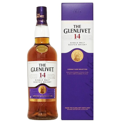 グレンリベット14年 40度 750ml【THE GLENLIVET スコットランド シングルモルト スコッチ ウイスキー スペイサイド モルト グレンリヴェット】 グレンリベット14年 40度 750ml【THE GLENLIVET スコットランド シングルモルト スコッチ ウイスキー スペイサイド モルト グレンリヴェット】