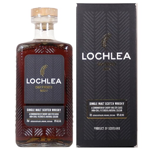 ロッホリー カスクストレングス バッチ2 60度 700ml【LOCHLEA ロッホリー蒸溜所 スコットランド シングルモルト スコッチ ウイスキー】 ロッホリー カスクストレングス バッチ2 60度 700ml【LOCHLEA ロッホリー蒸溜所 スコットランド シングルモルト スコッチ ウイスキー】