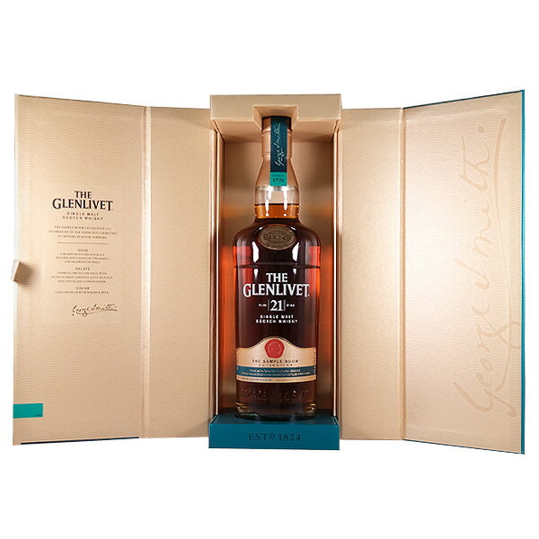 ザ グレンリベット 21年 43度 700ml［並行輸入品］【THE GLENLIVET スコットランド シングルモルト スコッチ ウイスキー スペイサイド モルト グレンリヴェット】