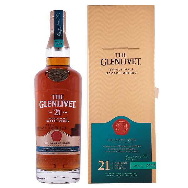 ザ グレンリベット 21年 43度 700ml［並行輸入品］【THE GLENLIVET スコットランド シングルモルト スコッチ ウイスキー スペイサイド モルト グレンリヴェット】