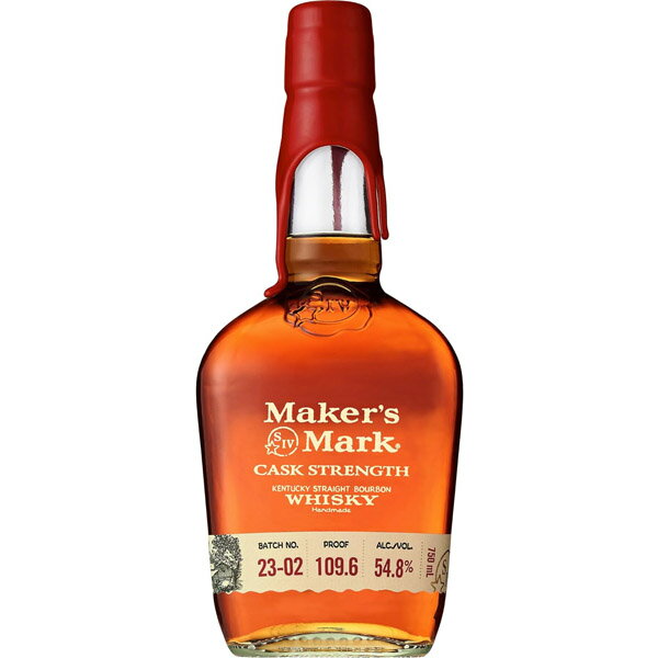 メーカーズマーク カスクストレングス 54.8度 750ml [並行輸入品]【Maker‘s Mark アメリカ ケンタッキー ストレート バーボン ウイスキー】